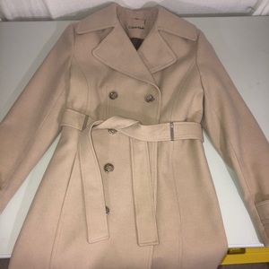 Calvin Klein Tan Peacoat
